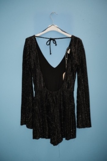 Vestito lurex a pantaloncino