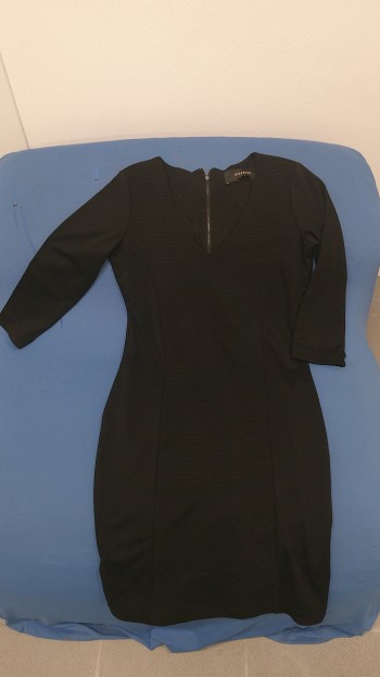 Abito nero in jersey