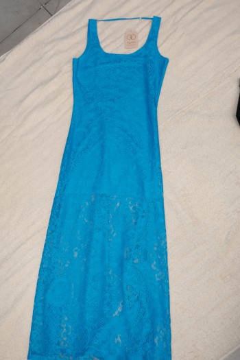 Prendisole trinato turchese