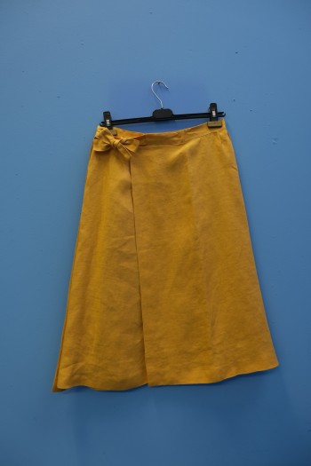 Gonna lino a portafoglio