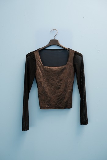 Top a manica lunga donna