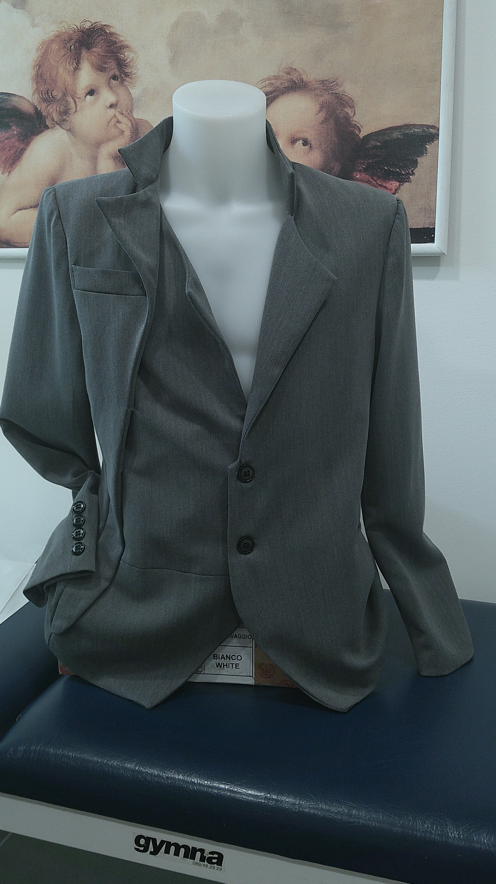 Giacca uomo giovane grigia