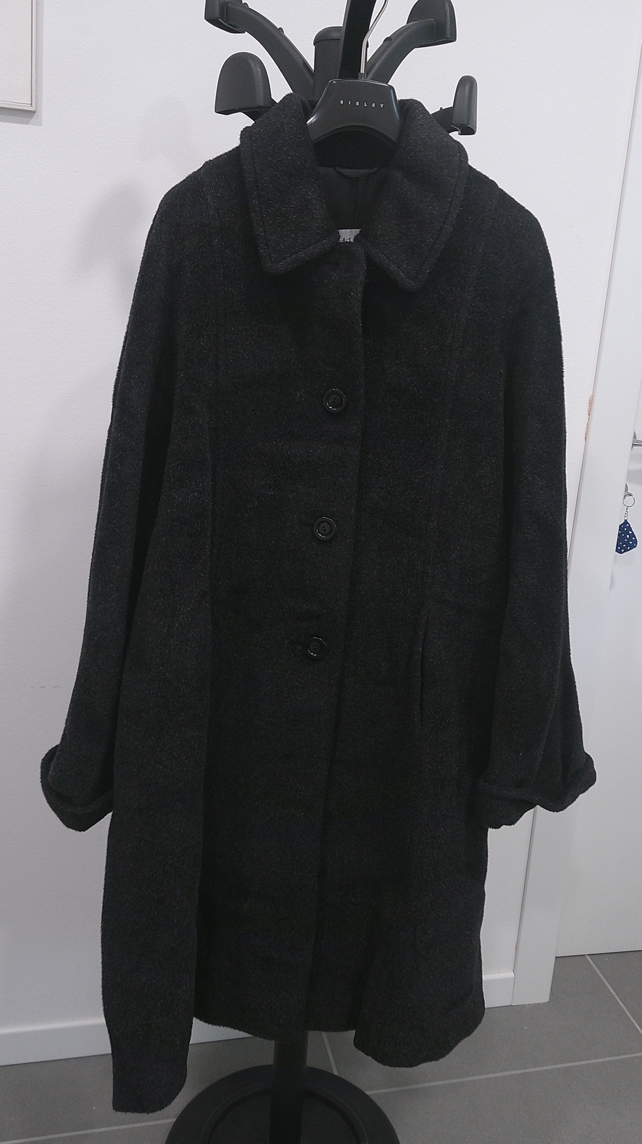 Cappotto nero donna "Ilia"