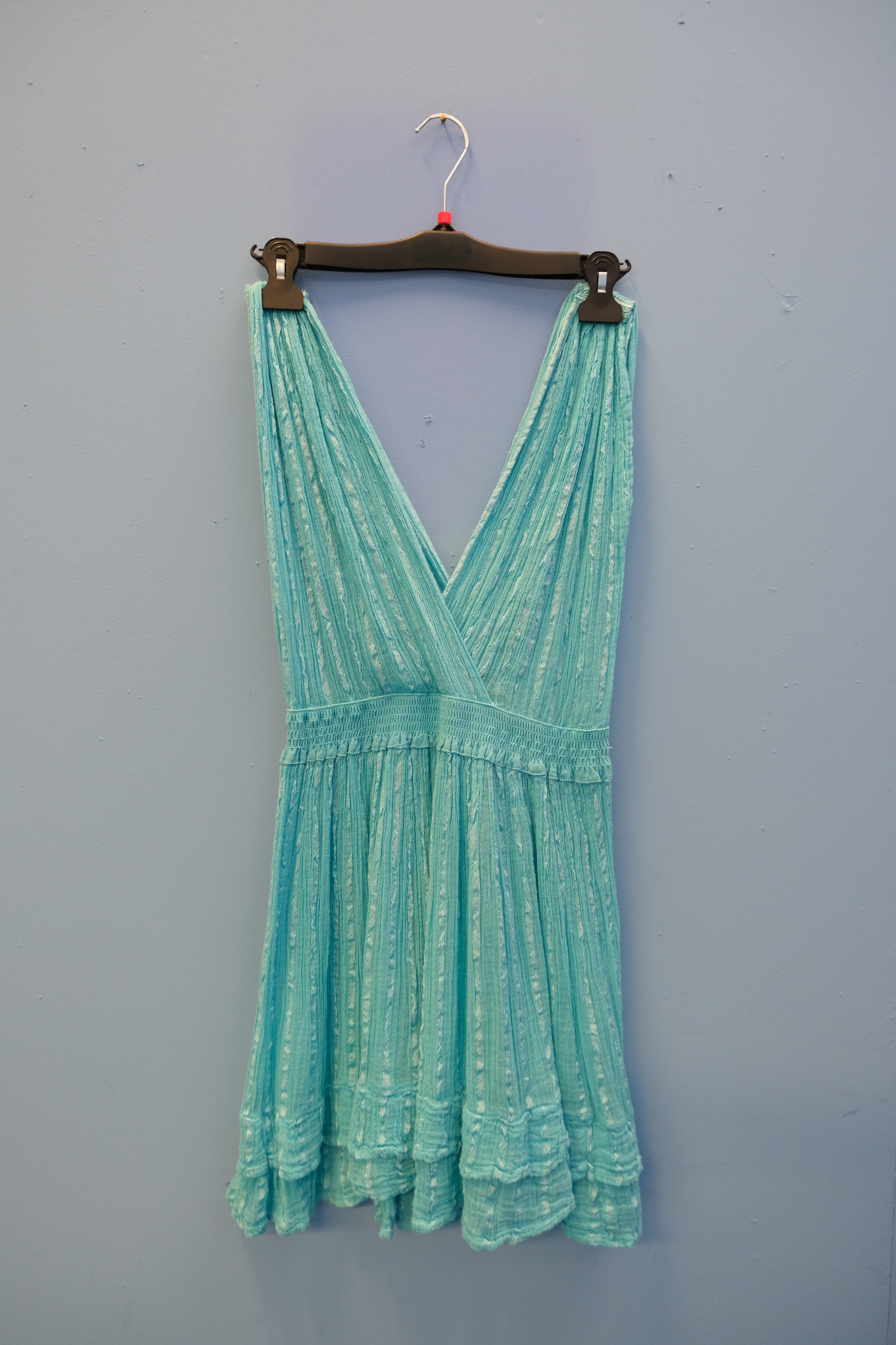 Abito prendisole verde acqua