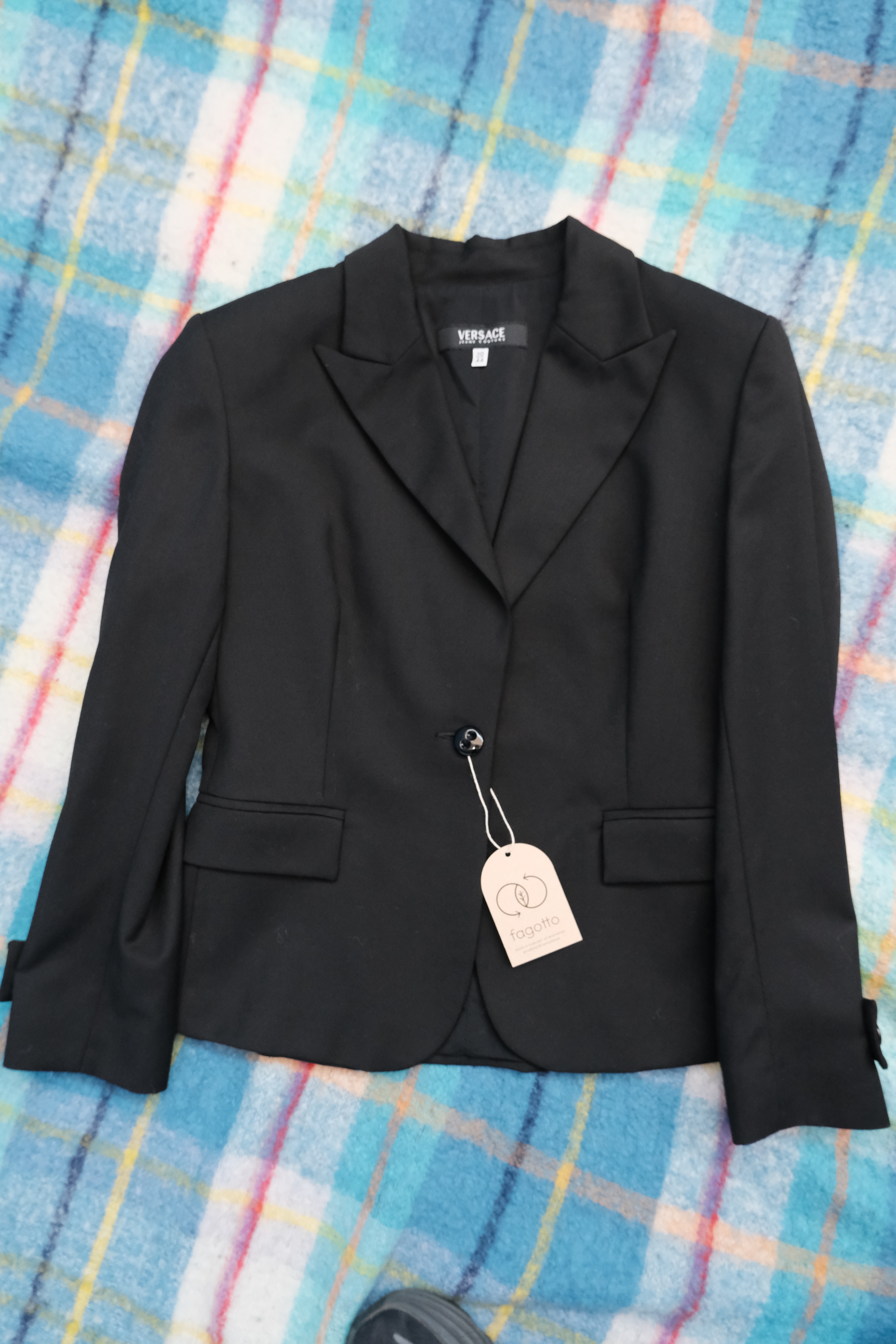 Giacca donna nera Versace