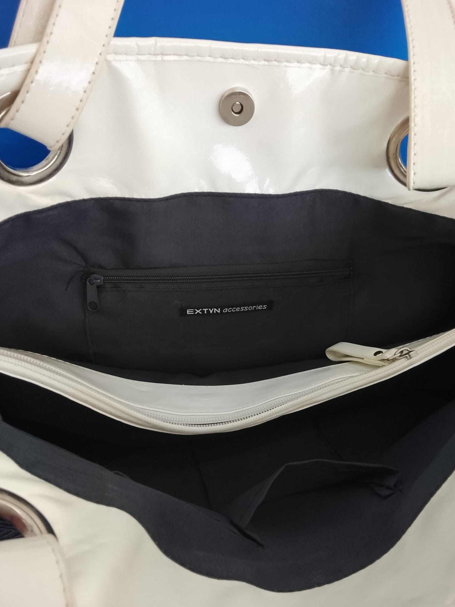 Borsa estiva pelle e rafia Extyn Accessories