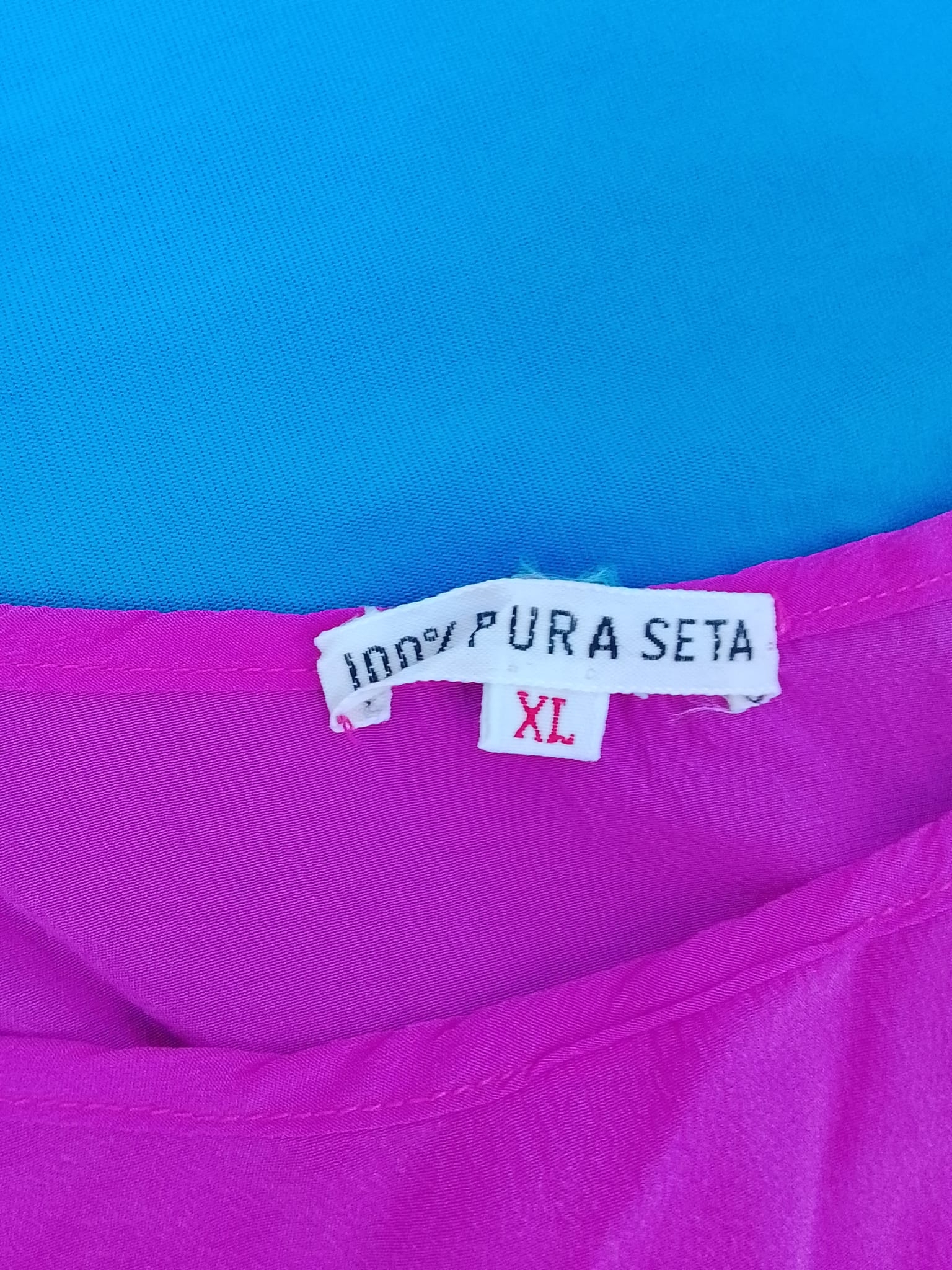 Canotta pura seta